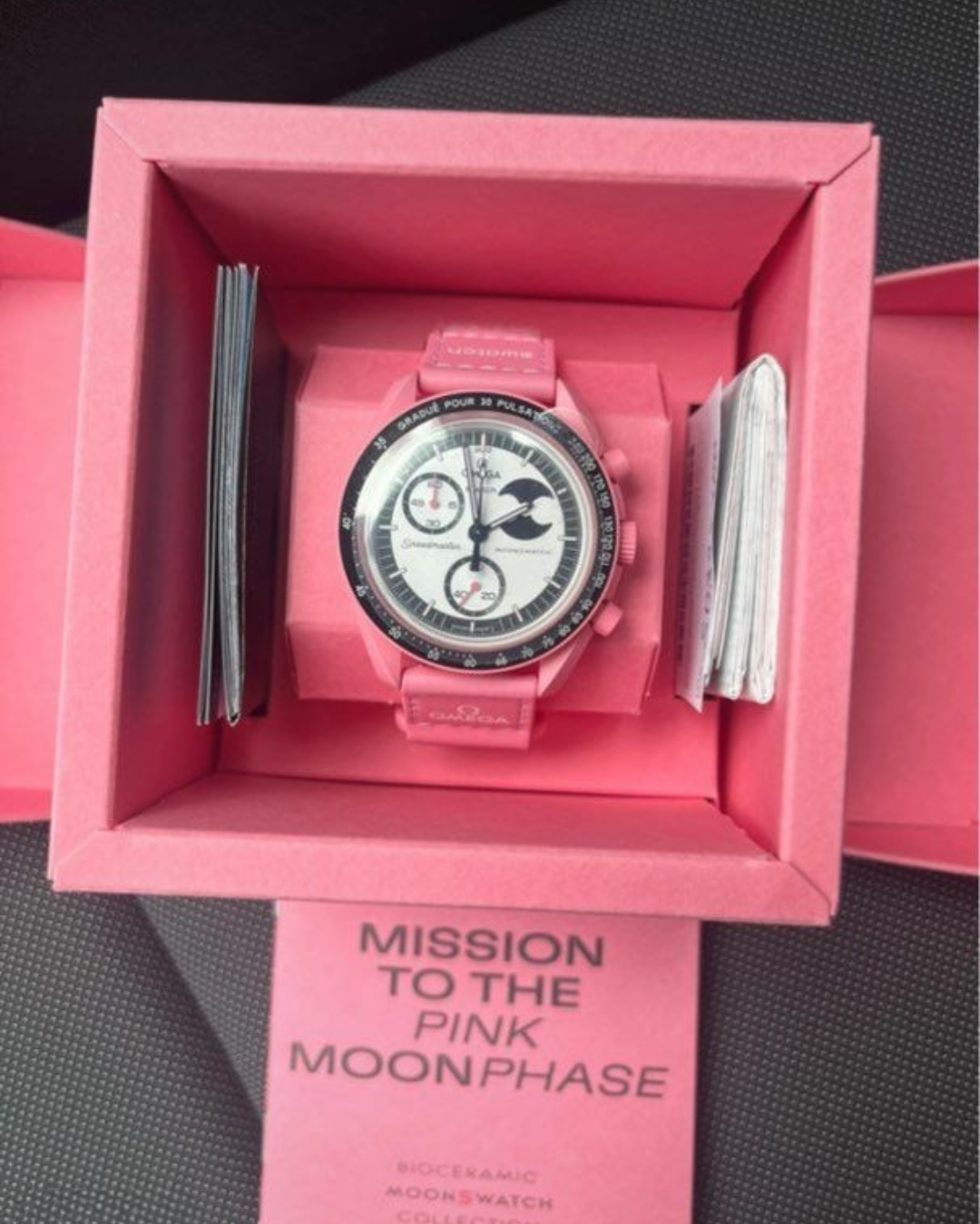 MOONSWATCH MISSION TO PINK - SWATCH X OMEGA BIOCERAMIC
