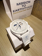 OMEGA X SWATCH MISSION TO EARTHPHASE MOONSHINE GOLD