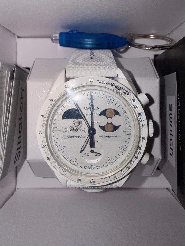 OMEGA X SWATCH MISSION TO EARTHPHASE MOONSHINE GOLD