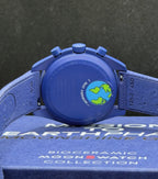 MOONSWATCH MISSION TO EARTHPHASE - MOONSHINE GOLD “POP CORN” - SWATCH X OMEGA BIOCERAMIC