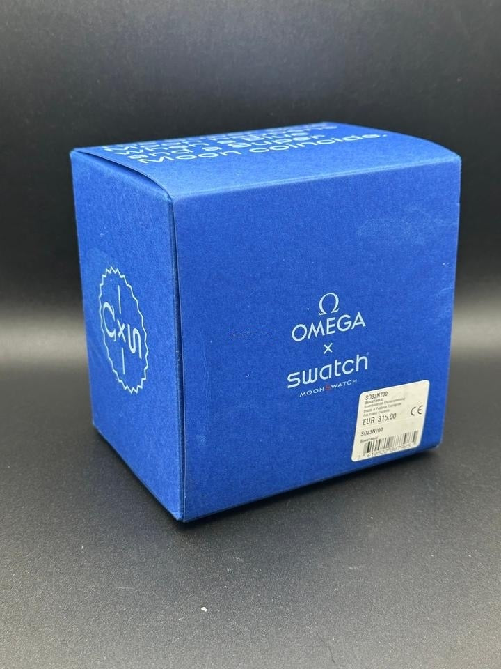 MOONSWATCH MISSION TO THE SUPER BLUE MOONPHASE - SWATCH X OMEGA BIOCERAMIC