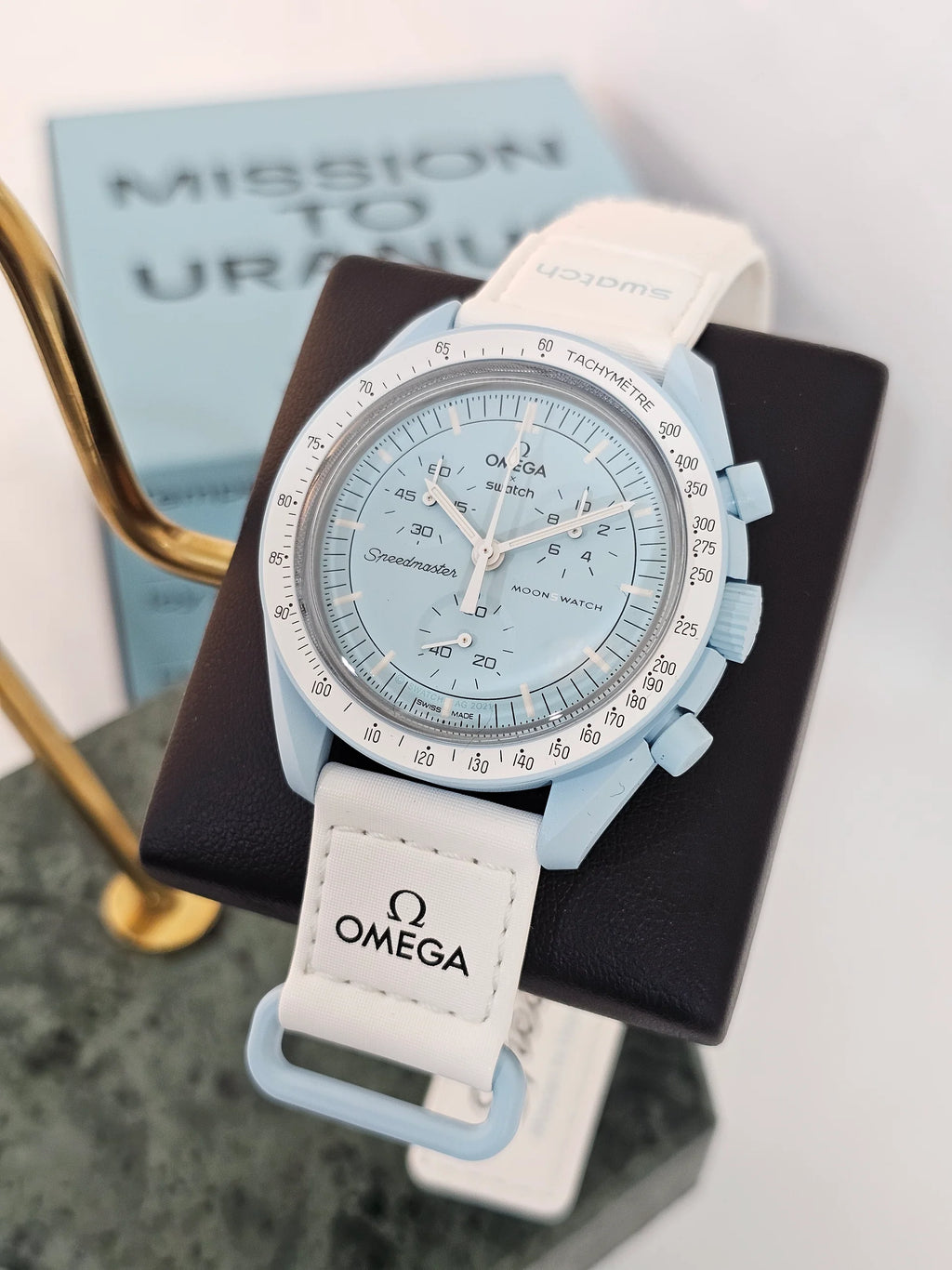 MOONSWATCH MISSION TO URANUS - SWATCH X OMEGA BIOCERAMIC
