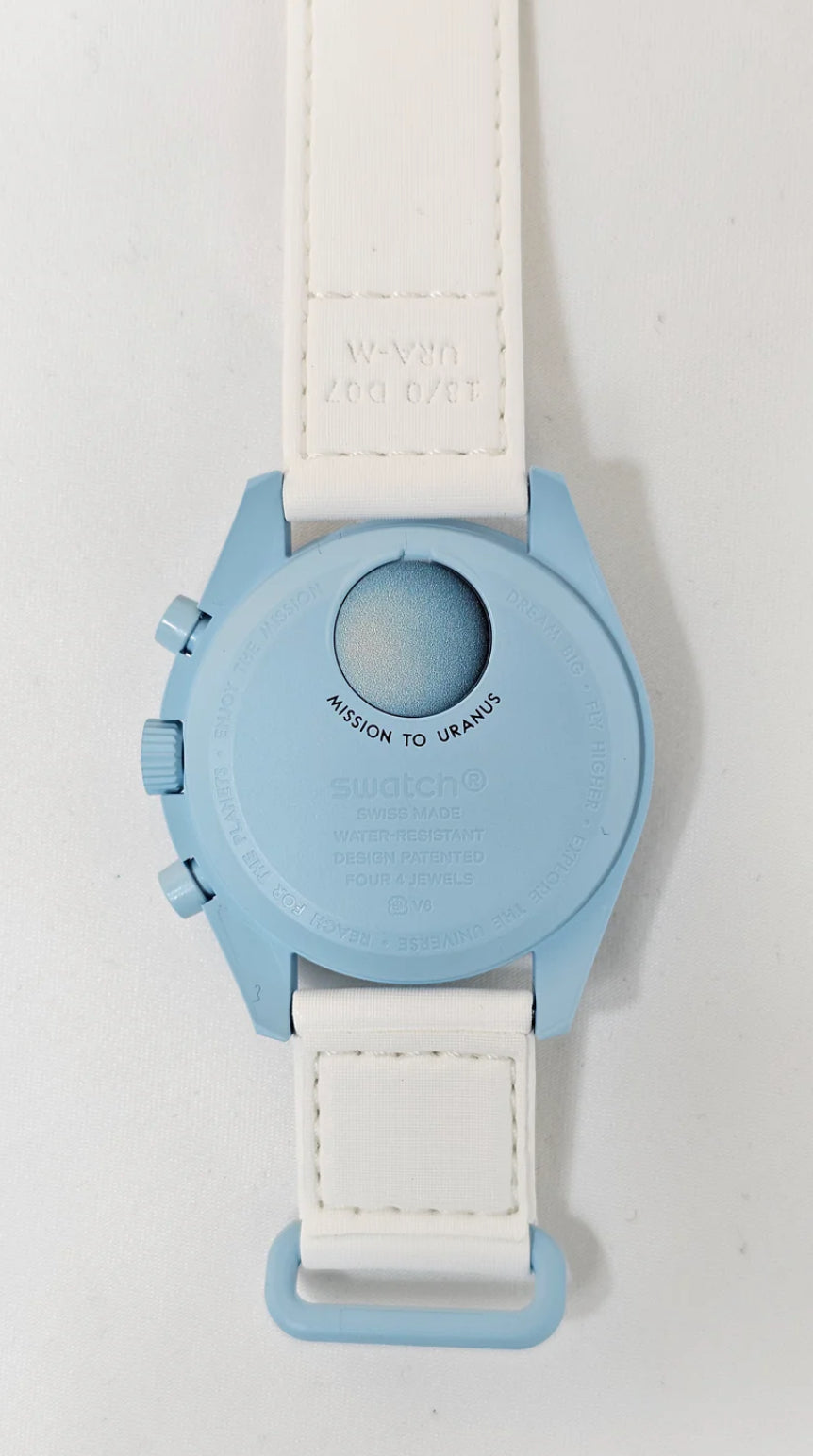 MOONSWATCH MISSION TO URANUS - SWATCH X OMEGA BIOCERAMIC