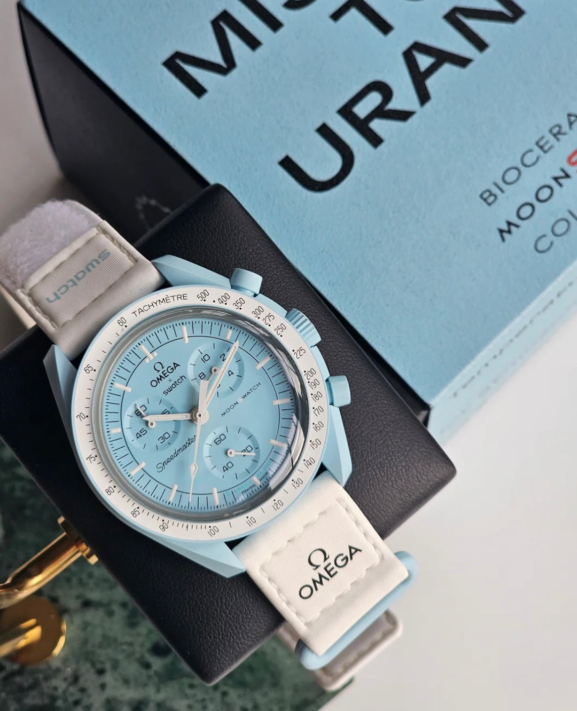 MOONSWATCH MISSION TO URANUS - SWATCH X OMEGA BIOCERAMIC