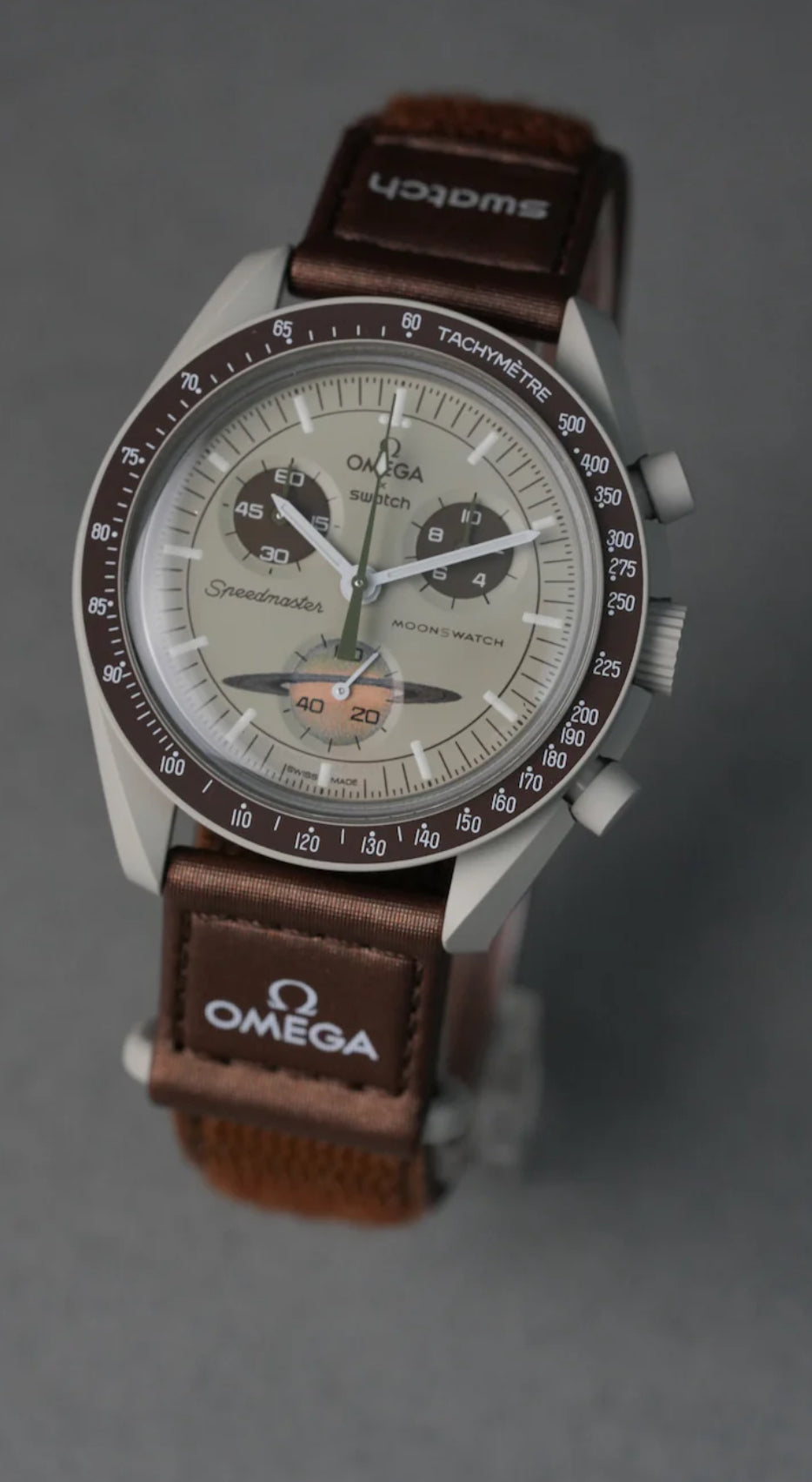 MOONSWATCH MISSION TO SATURN - SWATCH X OMEGA BIOCERAMIC